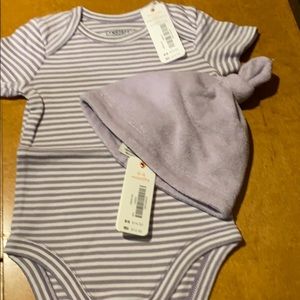 Gymboree onsie and hat